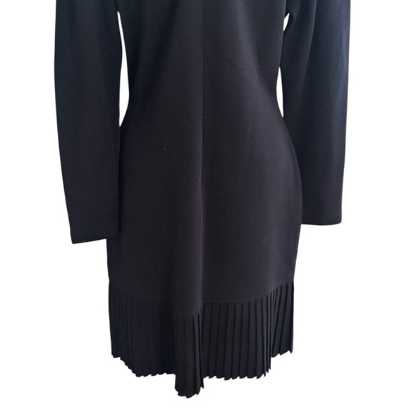 The Limited Black Wool Blend Dress Long Sleeve Cocktail Party Work Event Size L - Picture 5 of 8